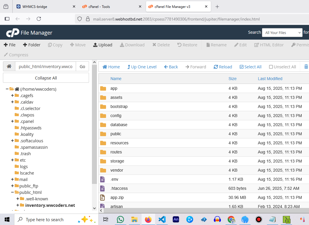 Install via cPanel Video